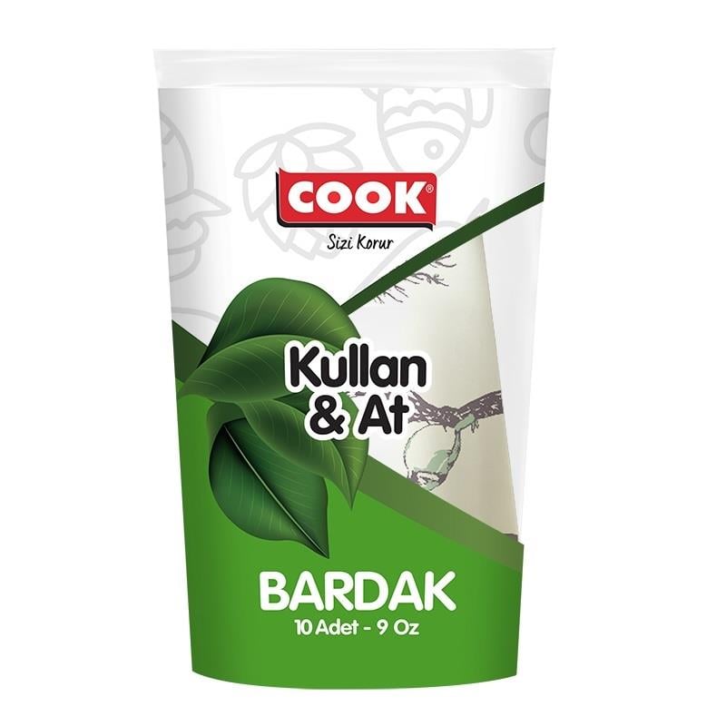 COOK KAĞIT BARDAK 7 OZ 10'LU