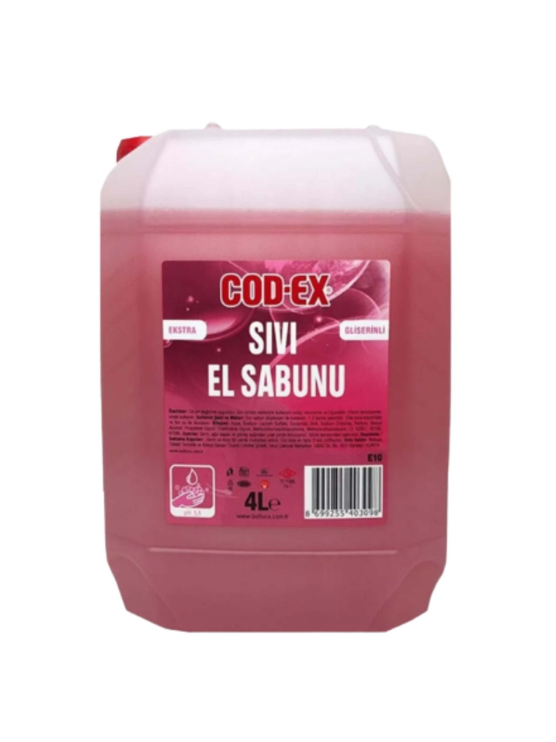 COD-EX SIVI EL SABUNU 4 KĞ PEMBE EKSTRA E10