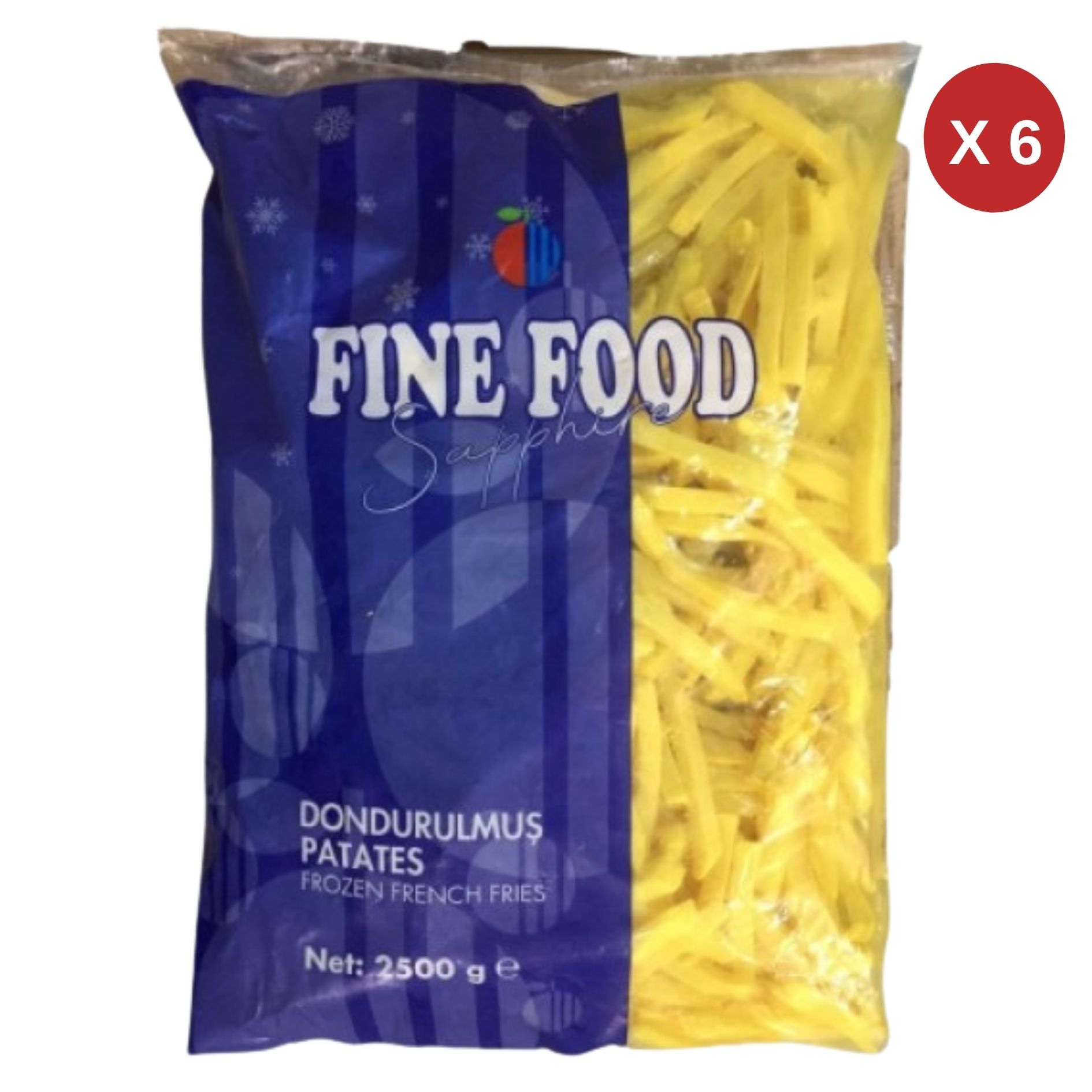 FINE FOOD PATATES  2,5 KG (6 ADET)
