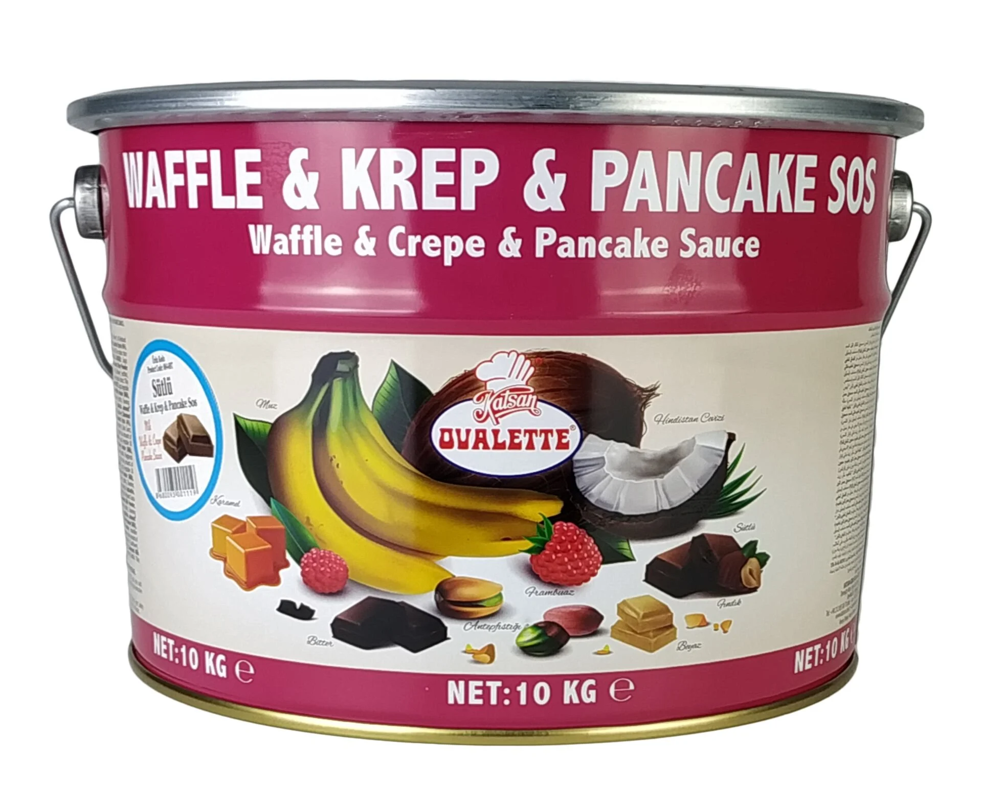 OVALETTE 10KG SUTLU WAFFLE SOSU