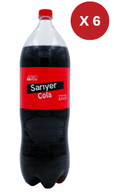 SARIYER PET KOLA 2,5 LT (6 ADET)