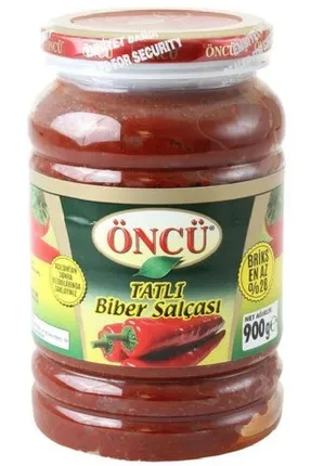 ÖNCÜ BİBER SALÇASI 1/1 900 GR TATLI PET