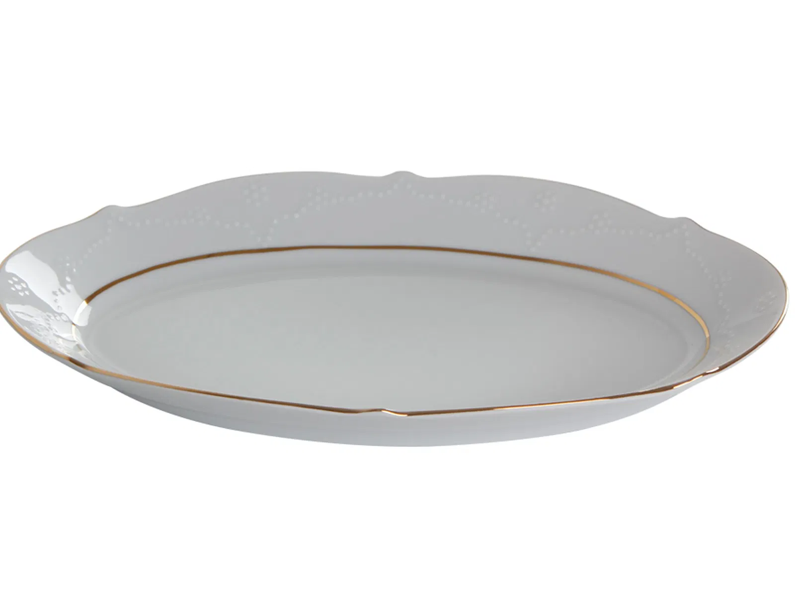 PORLAND QUEEN ALTIN YALDIZ KAYIK TABAK 23 CM POR06