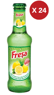 FREŞA LİMON AROMALI MADEN SUYU 200 ML(24 ADET)