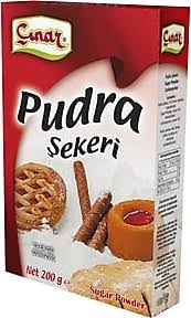 ÇINAR PUDRA ŞEKERİ KUTULU 200 GR 