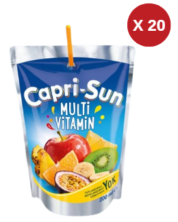 CAPRİSUN İÇECEK MULTİVİTAMİN 20 ADET