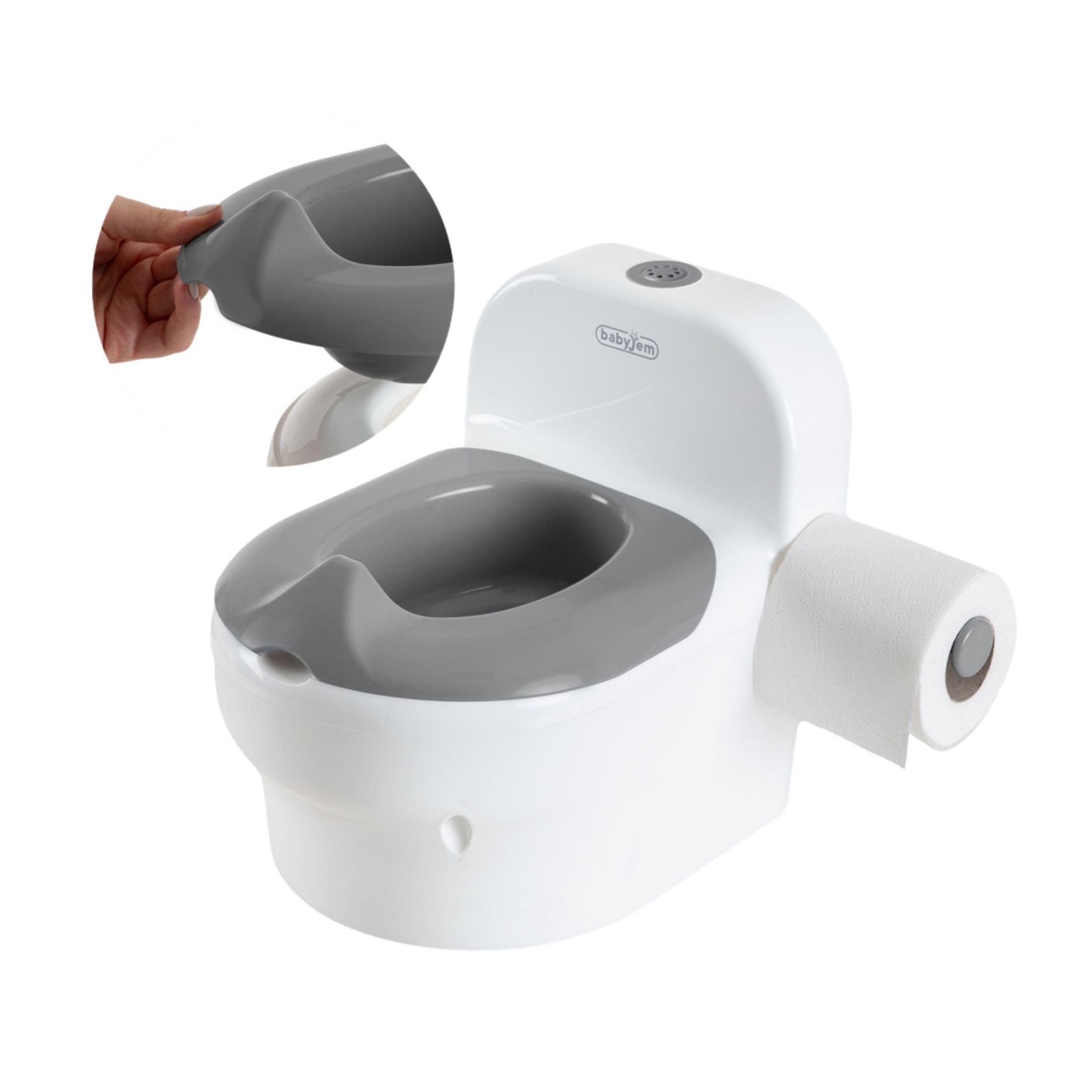  BABYJEM 863 SİFON SESLİ KLOZET LAZIMLIK BEYAZ-863