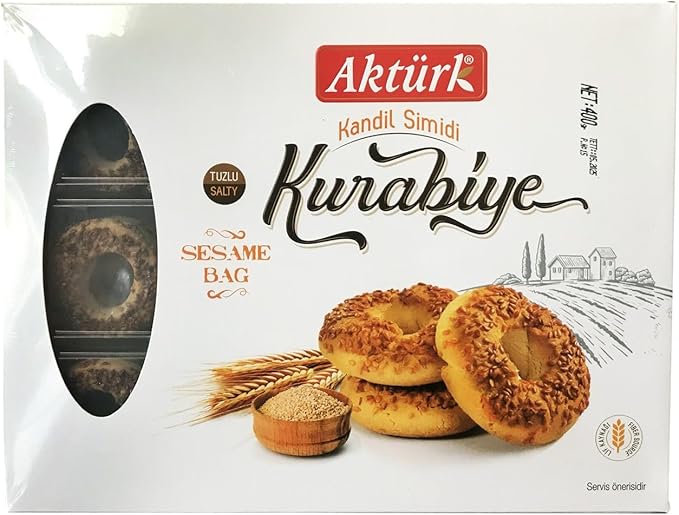 AKTÜRK KURABİYE KANDİL SİMİDİ TUZLU 400 GR