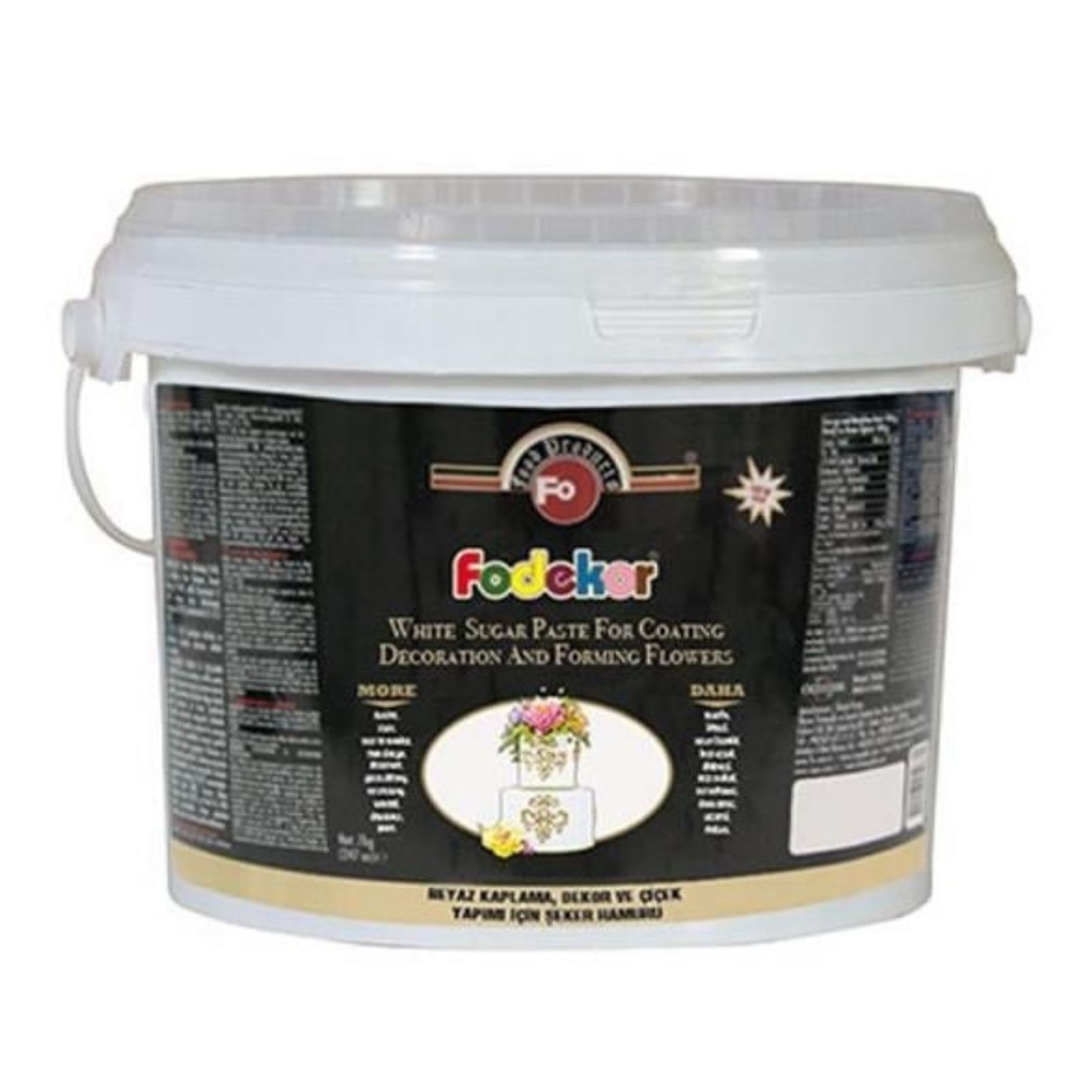 FO 2,5KG BEYAZ DEK.KAP. SEKER HAMUR