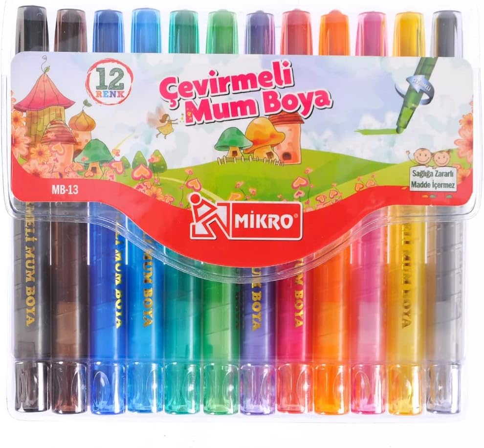 MiKRO MB-13  ÇEViRMELi MUM BOYA 12Li UZUN