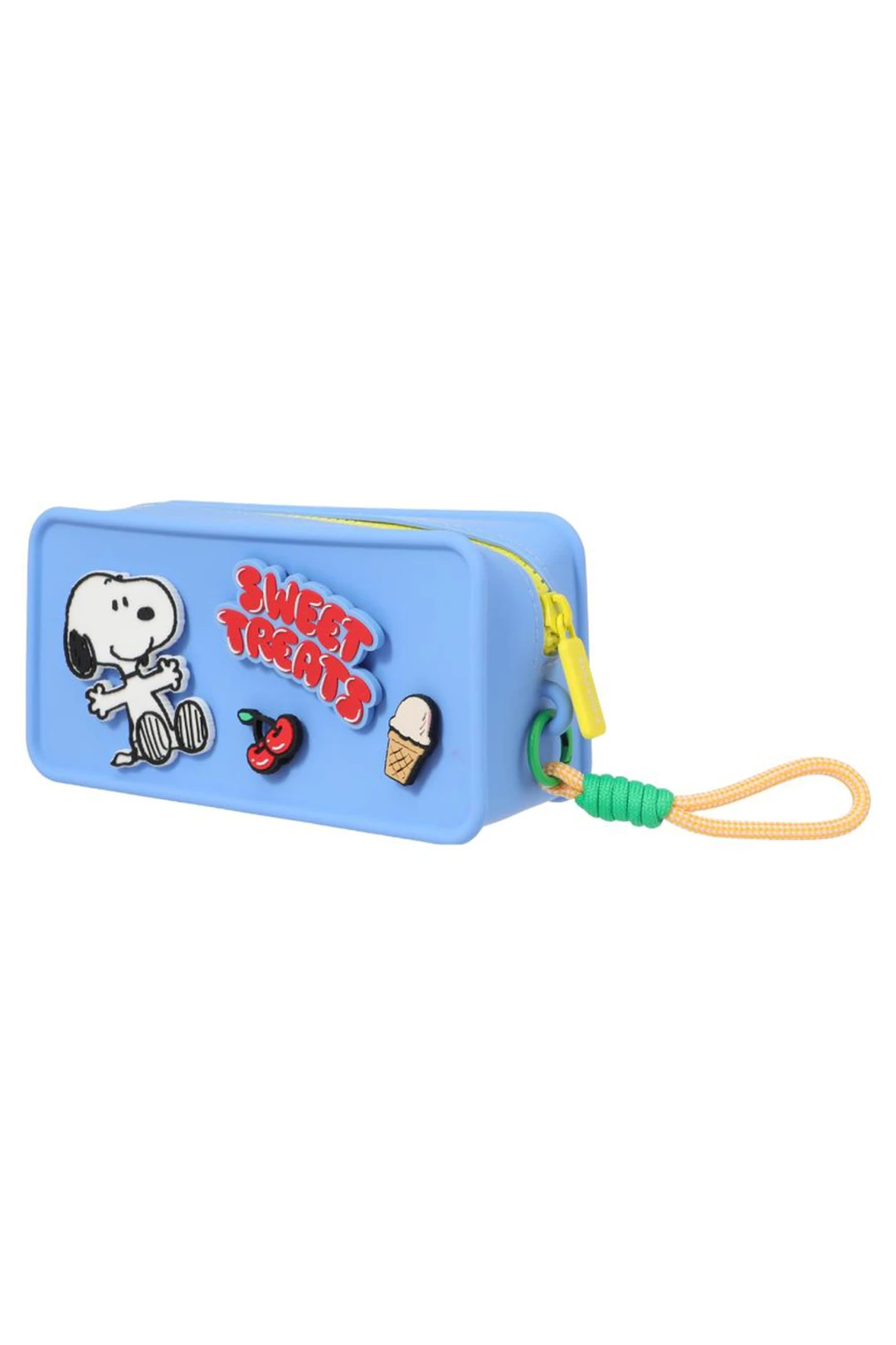 Snoopy Lisanslı Silikon Kozmetik Çantası - Mavi