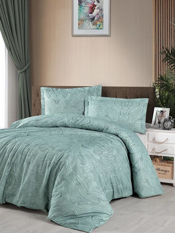 BED LİNE RANFORCE NEVRESİM TAKIMI TEK KİŞİLİK SİLV