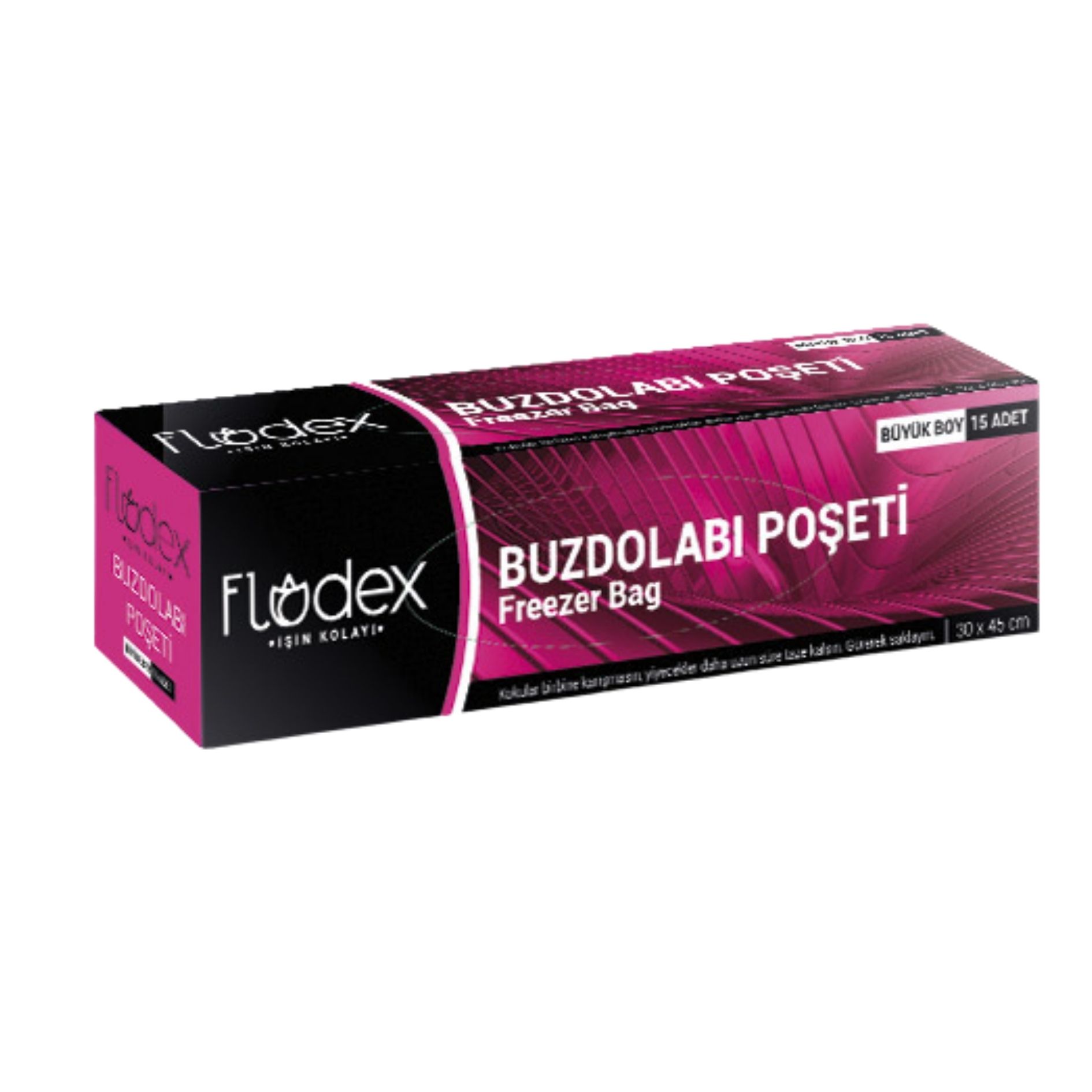 FLODEX BUZDOLABI POŞETİ BÜYÜK (30X45)