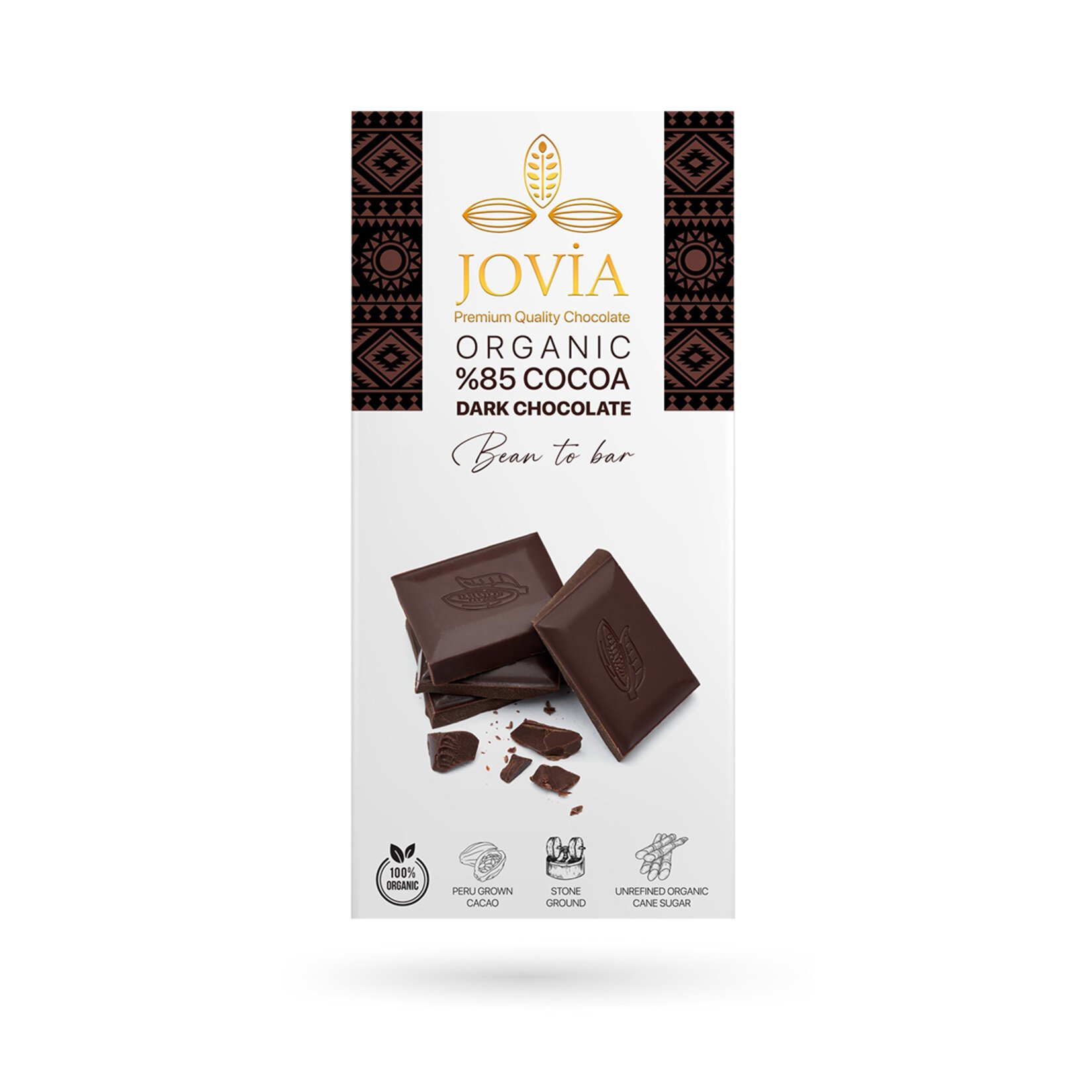 JOVIA ORGANIC %85 COCOA DARK ÇİKOLATA 85 G