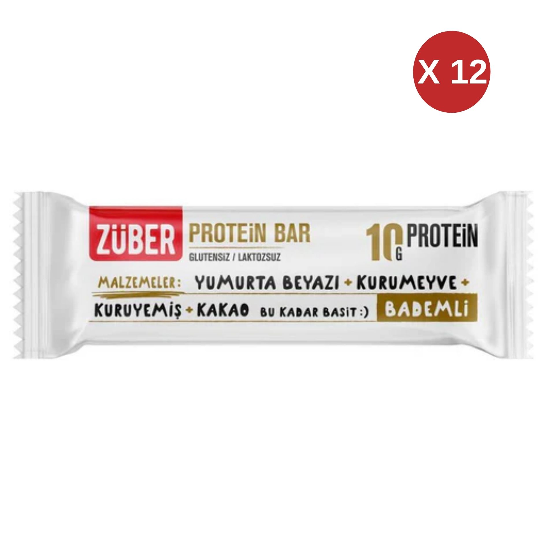  Züber Protein Bar Bademli 40gr (12 ADET)