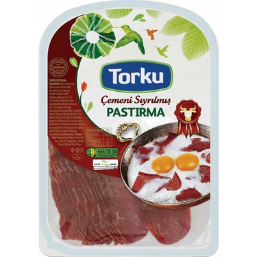 TORKU DİLİMLİ ÇEMENİ SIYRILMIŞ PASTIRMA 