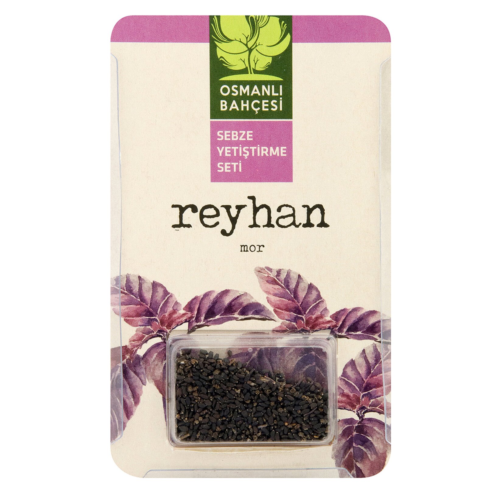  OSMANLI BAHÇESİ MOR REYHAN YETİŞTİRME SETİ