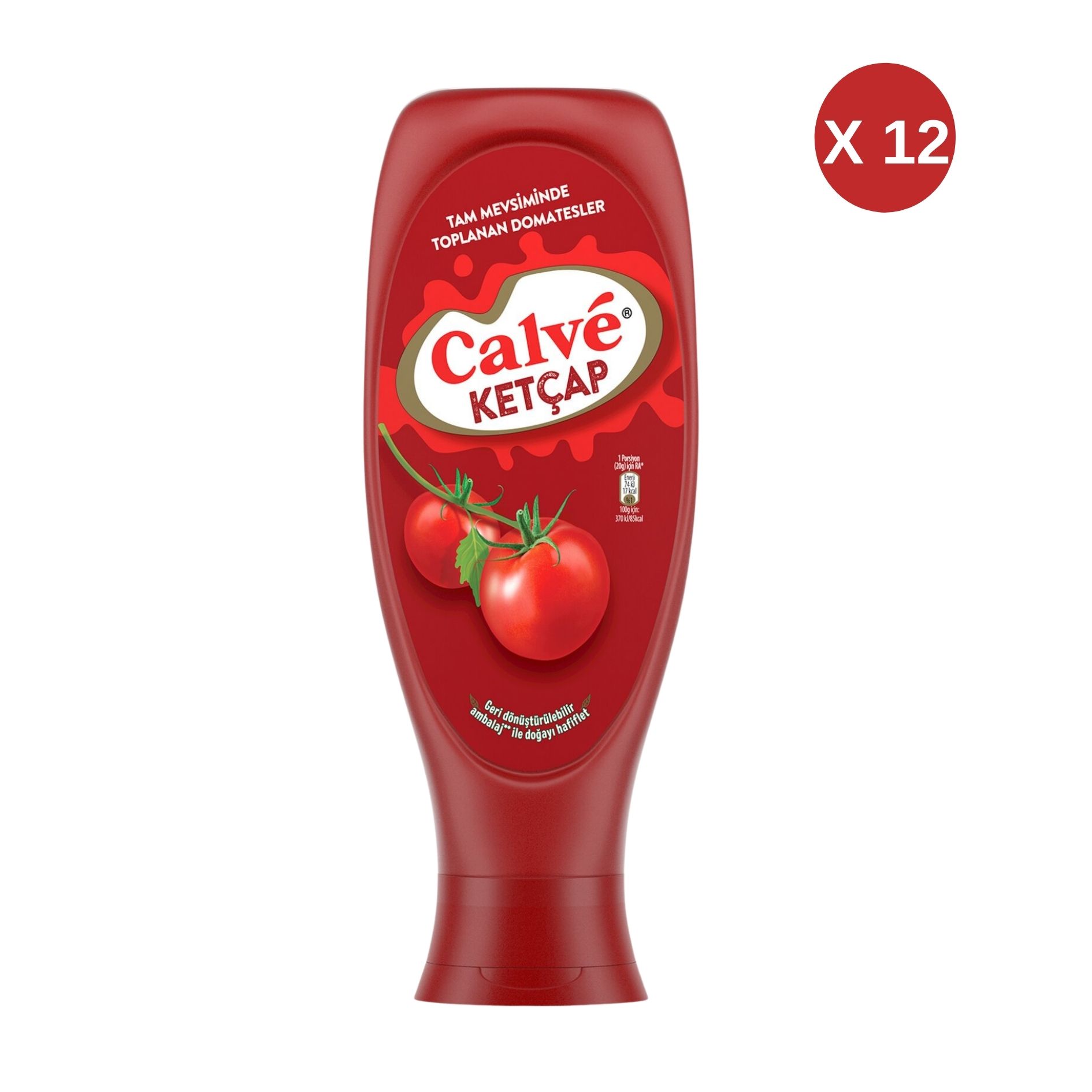 CALVE KETÇAP 610 GR TATLI (12 ADET)