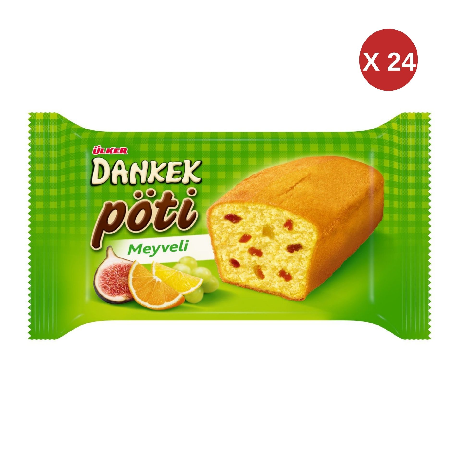 ÜLKER DANKEK PÖTİ MUFFİN MEYVELİ KEK 35 GR (24 ADET)