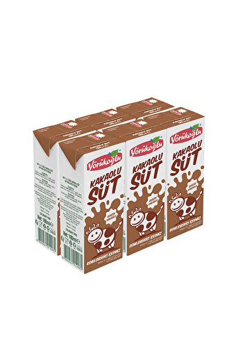 YÖRÜKOĞLU 180 ML KAKAOLU SÜT ( MULTİPACK ) (6 ADET)