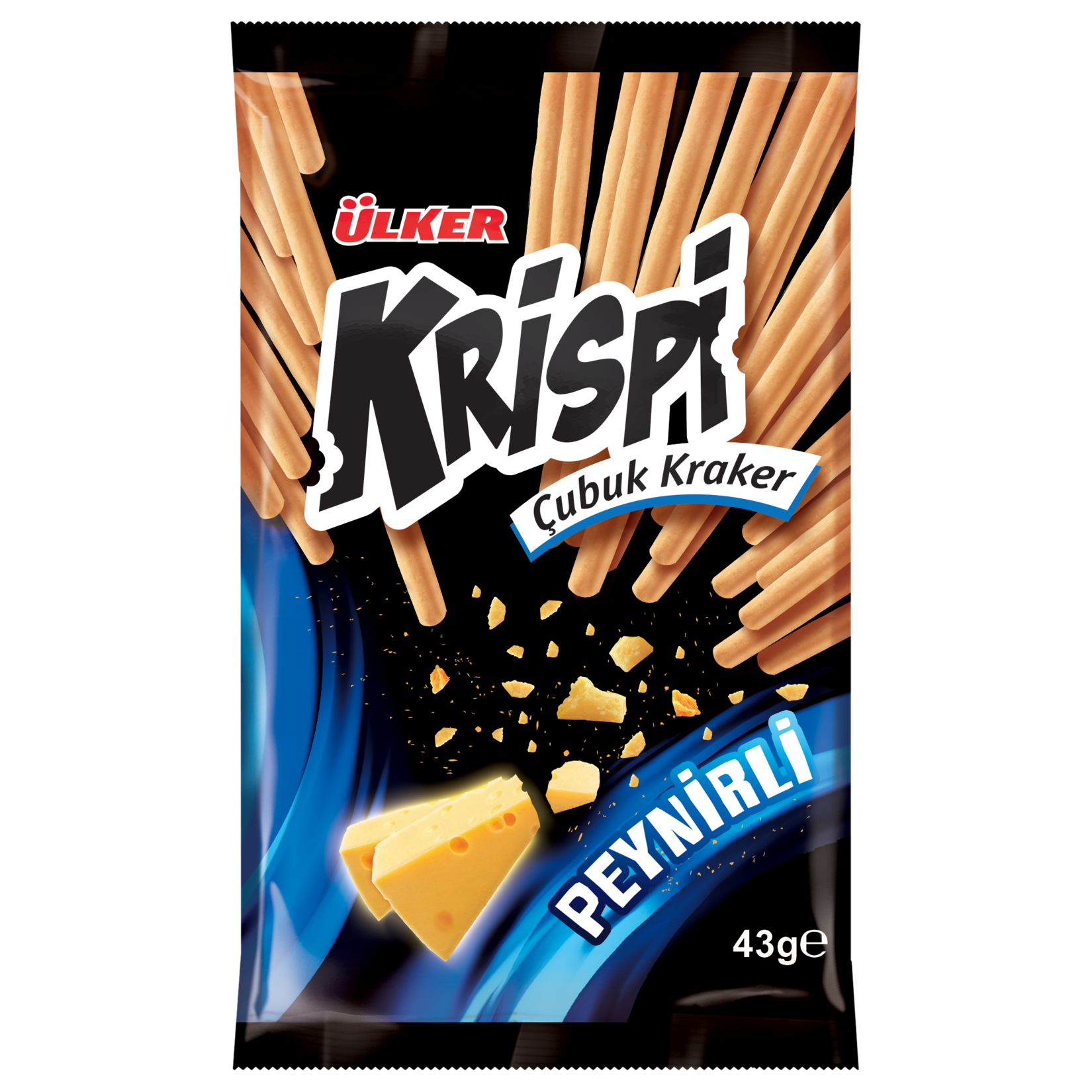 ÜLKER KRİSPİ ÇUBUK PEYNİRLİ KRAKER 40 GR