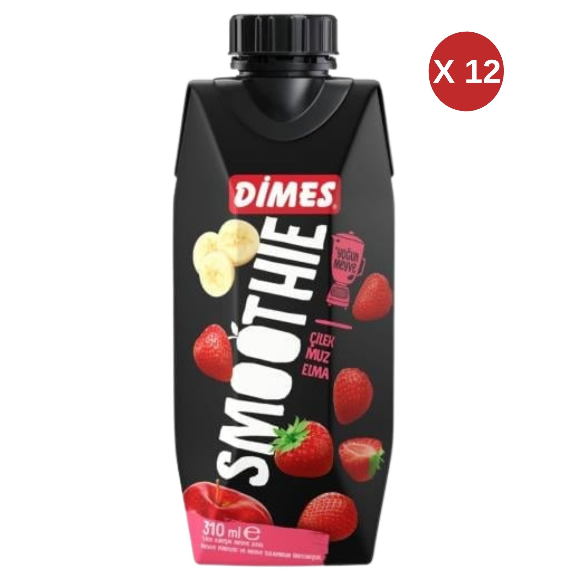 DİMES SMOOTHİE KIRMIZI 310 ML 12 ADET