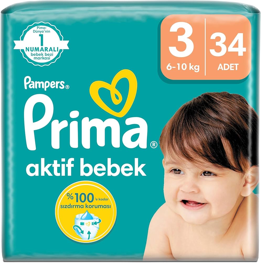 PRİMA BEZ 3 NO: 34 ADETLİ 