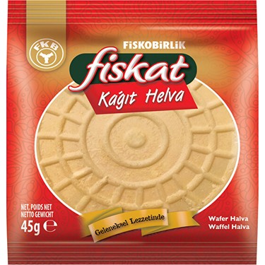 FİSKAT 45 GR SADE KAGIT HELVA 