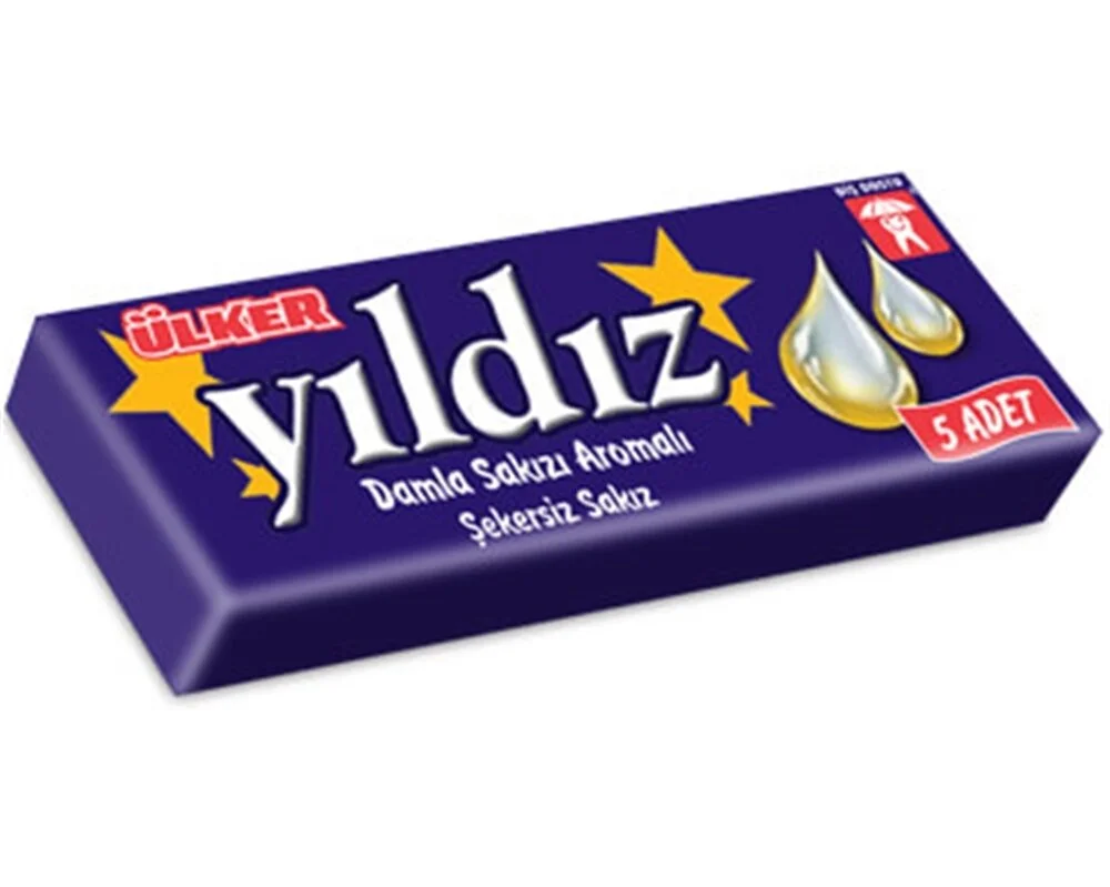 ÜLKER YILDIZ STİCK DAMLA AROMALI SAKIZ 7 GR