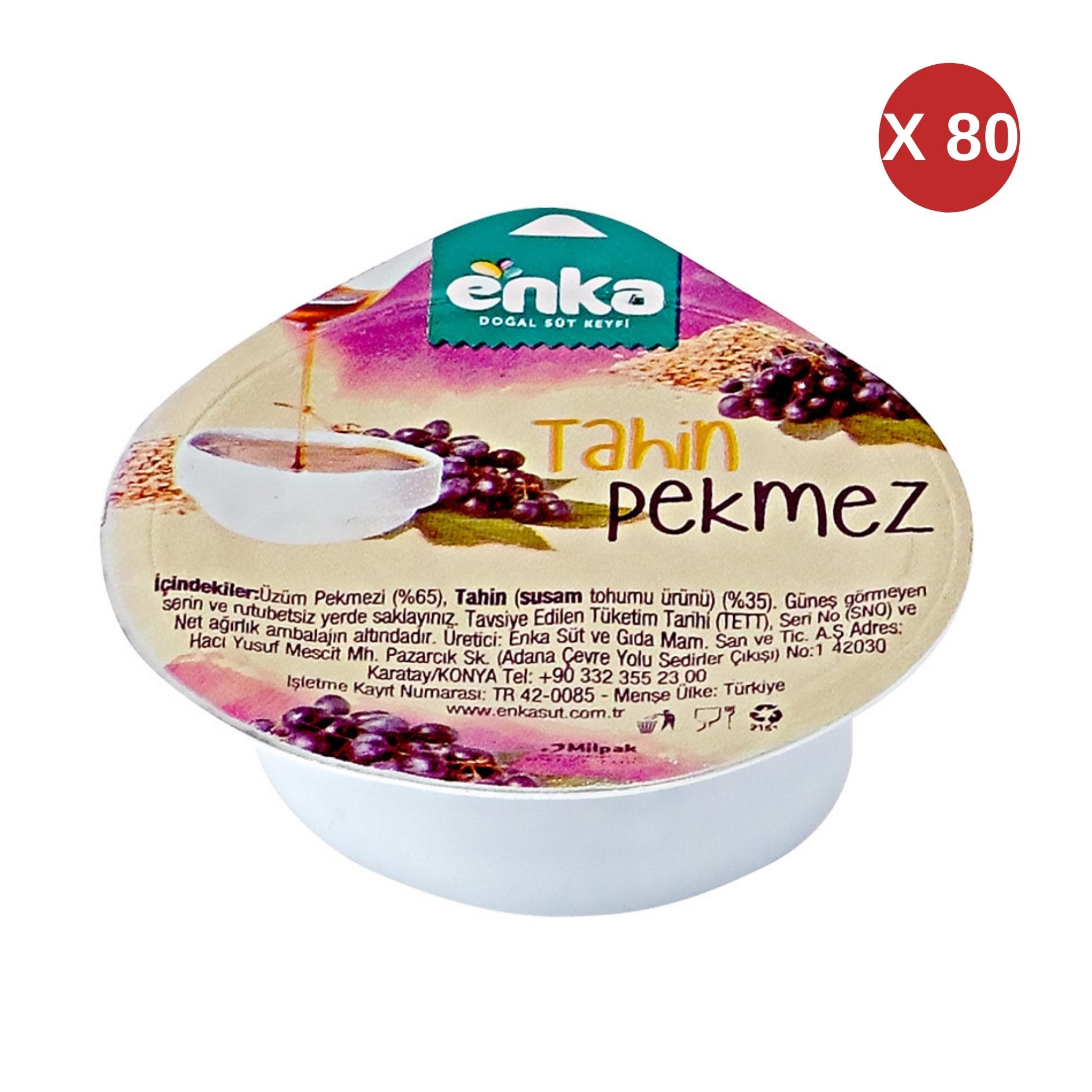 ENKA TAHİN PEKMEZ* 20 GR 80 ADET